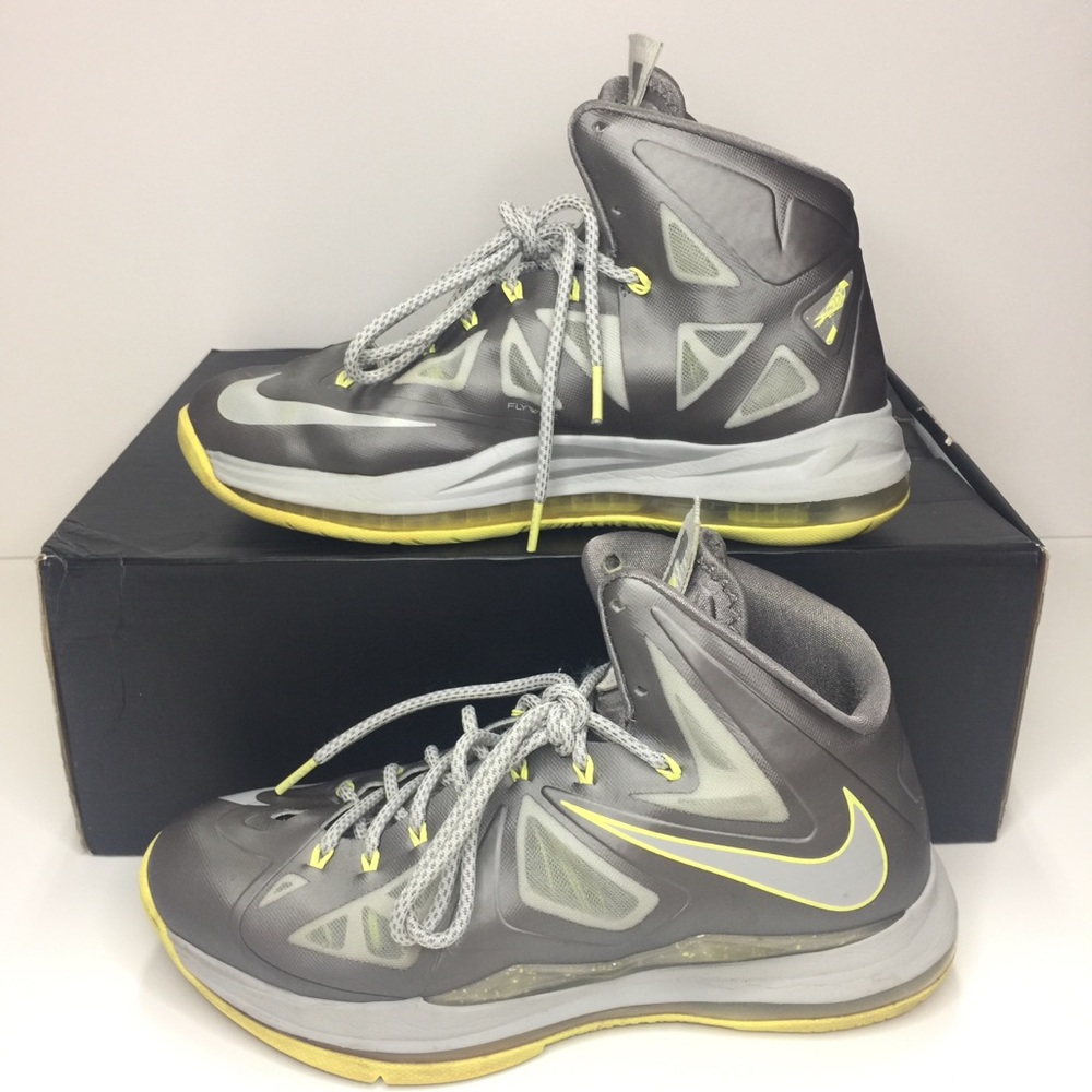 Nike Lebron X Yellow Diamond 541100 007 Size 9.5 - Picture 6 of 8